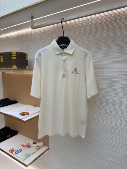 Loro Piana Embroidered Logo Polo Shirt