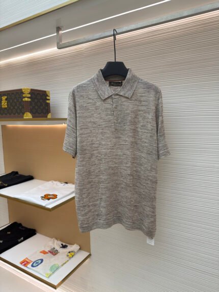 Loro Piana Short-Sleeve Linen Jersey Polo Shirt