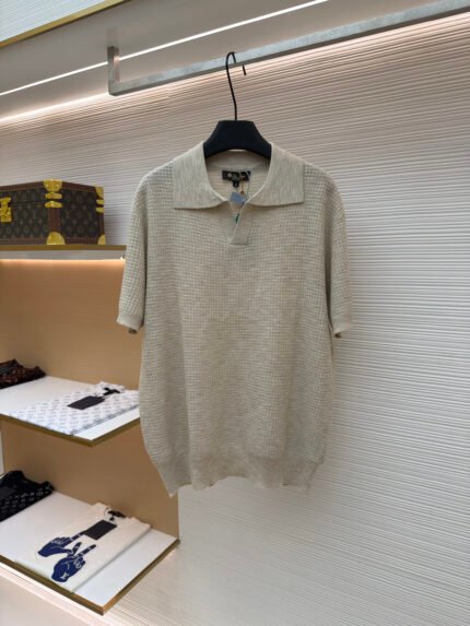 Loro Piana Savan Short-Sleeved Silk-Blend Polo Shirt