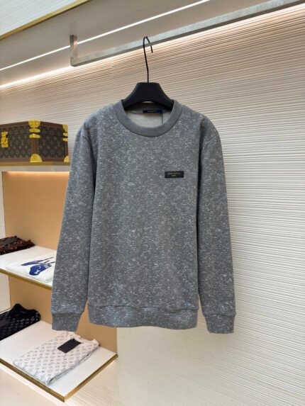 LOUIS VUITTON All-Over Reflective Print Crewneck Sweatshirt
