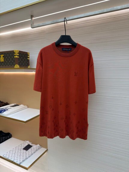 LOUIS VUITTON Jacquard Knit T-Shirt