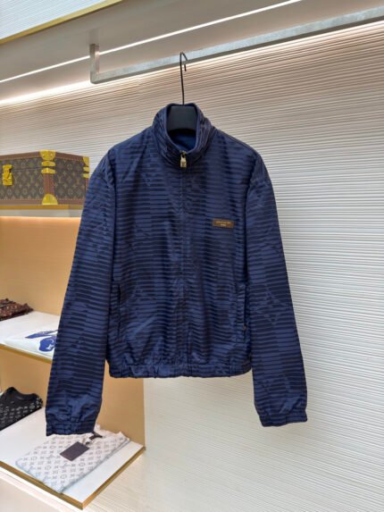 LOUIS VUITTON Jacquard-Woven Appliqué Jacket