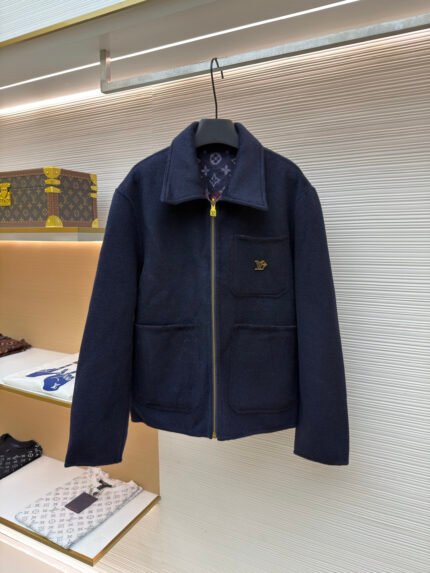 LOUIS VUITTON double-sided wool work jacket