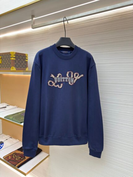 LOUIS VUITTON Sweatshirt with Pearlescent Tulle Patch